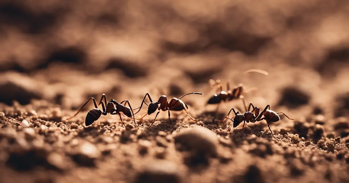 Large Groups of Ants