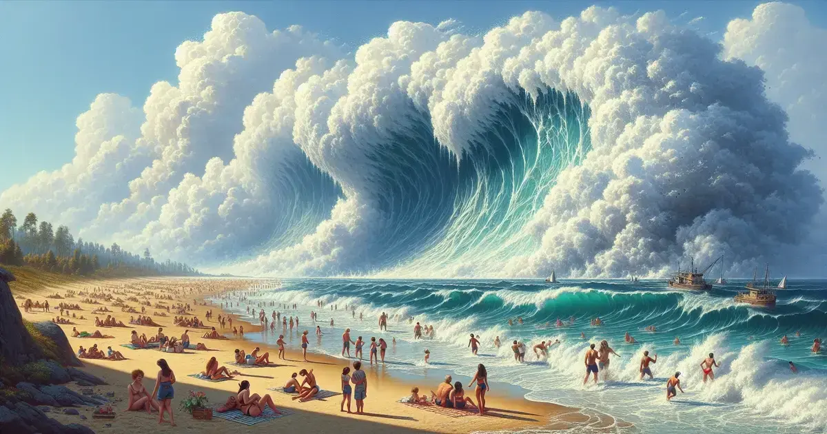 Tsunami Dreams: Unraveling Symbolism & Psychological Significance